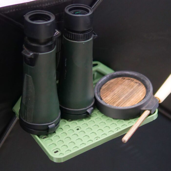 The Stealth Shelf | Quick Attach Tray For Hunting Blinds