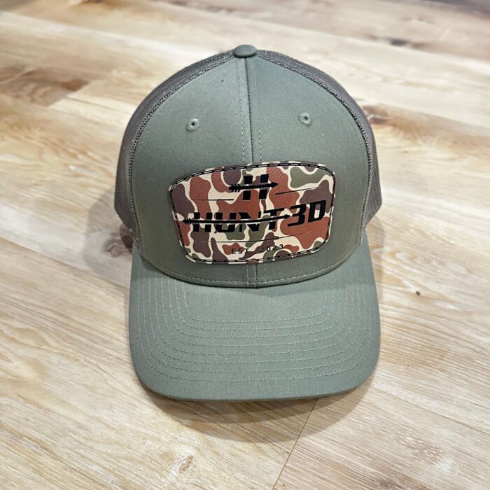 HUNT3D Green & Camo Patch Logo Hat | Fowl Play Camo