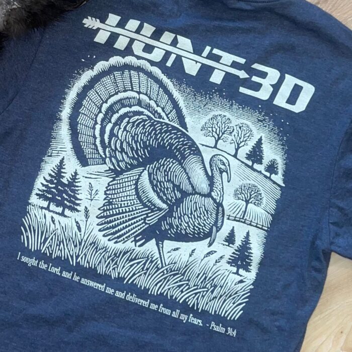 Turkey Season T-Shirt | I Sought The Lord, and He Answered - Image 3