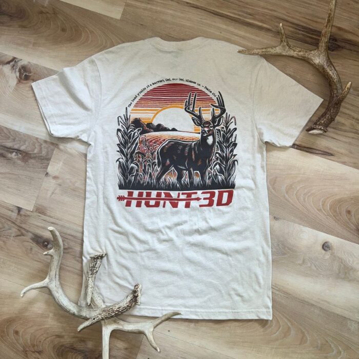 Buck T-Shirt | Psalm 67:6 | The land yields its harvest